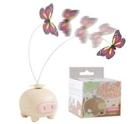 Nuytghr Battery Operated Cat Toys, Butterfly Teaser Interactive Toy, 2.76x2.56x2.56 inches Non-Slip Motion Pet Supply, Training Game Ideal for Boredom Relief, Activity Engagement