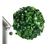 Nuytghr Boule topiaire artificielle d'extérieur | Petite boule topiaire | Boule de buis synthétique pour décoration extérieure, boules de buis artificielles, sans élagage, décoration murale, plafond