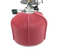 Nuytghr Canister Cover, PU Leather Stove Protector, Decorative Protective Case, Compact Gear Wrap for Cooking Equipment, Camping, Outdoor Activities, Travel, Picnic, Hiking Use