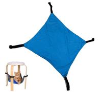 Nuytghr Cat Hammock, Adjustable Soft Hanging Bed, Comfortable Resting Pad, Double Sided Kitten Hammock, 15.75x15.75 inches, Cage Accessories for Kittens, Ferrets, Puppies, Rabbits