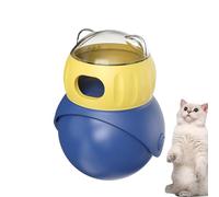 Nuytghr Cat Treat Ball, Dog Food Dispenser Toy, Adjustable Leaking Feeder, 8x8x12.5cm, Interactive Rolling Snack Container, Pet Enrichment Puzzle for Training and Indoor Play Mindful