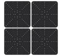 Nuytghr Chicken Coop Nesting Pads, Egg Laying Bedding, 30.5x30.5cm, Silicone Soft Cushion, Washable Elastic Mat, Set of Four for Hen Roosting Brooder Ducks Comfortable Nest Use