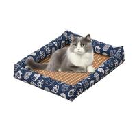 Nuytghr Cooling Mat for Dogs, Non-Slip Pet Bed, Cat Furniture Pad, Portable Chill, 11.81x15.75 inches Ideal for Sofas, Chairs, Car, Patio, Backyard, House, Living Room, Bedroom