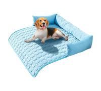 Nuytghr Dog Cooling Pad Sofa, Cool Mat Bed Blanket, Breathable Pet Mattress Hot Weather, 35.43x35.43 inches Comfortable Sleeping for Outdoor Use at Beach, Picnic, Camping, Park