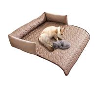 Nuytghr Dog Cooling Pad Sofa, Cool Mat Bed Blanket, Breathable Pet Mattress Hot Weather, 35.43x35.43 inches Comfortable Sleeping for Outdoor Use at Beach, Picnic, Camping, Park