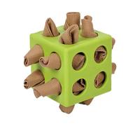 Nuytghr Dog Puzzle Ball, Puppy Treat Dispenser, Interactive Slow Feeder Toy, Chew Resistant Material, Sturdy Design, Ideal for Cats, Pets, Dog Breeds, Training 61.16 inch Green, Yellow