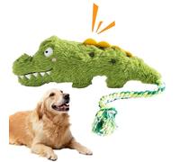 Nuytghr Dog Squeaky Toys, Dog Plush, Funny Stuffed Enrichment, Interactive Toy, Poodle Bulldog Senior, Indoor Travel Camping Use, Engaging Play for Home Outdoor Activities Use