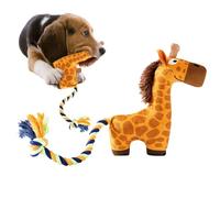 Nuytghr Dog Squeaky Toys, Dog Plush, Funny Stuffed Enrichment, Interactive Toy, Poodle Bulldog Senior, Indoor Travel Camping Use, Engaging Play for Home Outdoor Activities Use