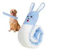 Nuytghr Dog Squeaky Toys, Soft Stuffed Animal Chew Toy, Quality Squeaker for Aggressive Pets, 28.35x3.54 inches Interactive Puzzle Game, Dinosaur Bunny Design, Ideal for Puppies Training