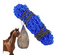 Nuytghr Filet à foin à alimentation lente - Filet à foin pour chevaux - Petits trous en maille solide - Fournitures pour chèvres et chevaux