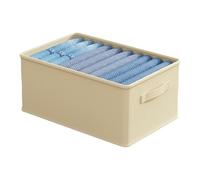 Nuytghr Foldable Storage Baskets, Fabric Bins, Decorative Organizing Boxes, Sturdy Handles, Foldable Storage Solution for Closet, Living Room, Toy and Towel Organizer