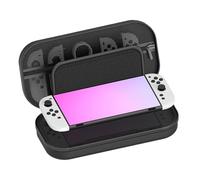 Nuytghr Game Console Storage Case, Travel Player Holder, Waterproof Portable Organizer, 11.61x5.71x2.76 inches, Shockproof Compact Design for Electronic Devices, Family, Kids, Teens, Adults