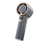 Nuytghr Handheld Fan, Digital Display Cooling Device, Portable Adjustable Speed (1-120) Fan with 3000mAh Battery for Beach, School, Workplace, Vacation, Hiking, Home, Indoor, Outdoor Use