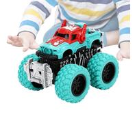 Nuytghr Inertia Toy Car, Racing Pull-Back Truck, Portable Friction-Powered Vehicle, 12x9x9cm, Durabled & Fun Playset, Perfect for Kids, Family, and Travel (Multicolor)