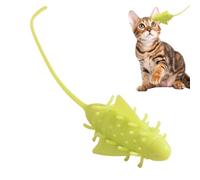 Nuytghr Interactive Cat Toy, Electric Pet Exercise, Realistic Automatic Cat Chasing Trainer, Hunting Simulation, Solo Play, Training, and Boredom Relief for Indoor and Outdoor Use