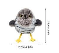 Nuytghr Interactive Chirping Bird Cat Toy, Motion-Activated Cat Exercise, Engaging Moving Pet Supplies for Kitten Activity and Entertainment in Home Room During Christmas Or Birthday Celebrations