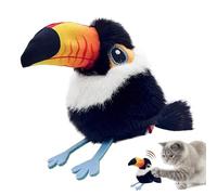 Nuytghr Interactive Chirping Bird Cat Toy, Motion-Activated Cat Exercise, Engaging Moving Pet Supplies for Kitten Activity and Entertainment in Home Room During Christmas Or Birthday Celebrations
