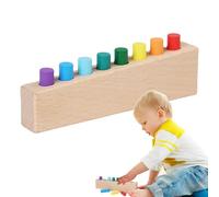 Nuytghr Jouets de Motricité Fine,Coordination Œil-Main Développement Enfant,Planche à Encastrement en Bois Coloré - pour Garçons Maison École Maternelle Crèche
