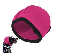 Nuytghr No Flap Ear Wraps for Dogs, Quiet Ears Noise Protection, Waterproof Earmuffs with Anti-Slip Adjustable Snood, Ideal for Pet Grooming, Bathing, and Firework