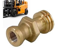 Nuytghr Rugged Gas Attachment, Sturdy Threaded Union, Leak Proof Joint with Secure Build, Polished Hardware Link, Industrial Flow Tool with Simple Design, Replacement Piece for Camping & Outdoor