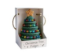 Nuytghr Sapin de Noël au crochet avec perles - Ensemble pour apprendre à tricoter avec instructions (français non garanti) | Pour fête de Noël, vacances, adultes, débutants, loisirs créatifs