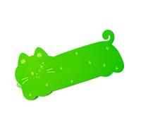 Nuytghr Silicone Pencil Case, Cat Shaped, Stationery Pouch, 8.66x1.97x3.74 inches, Soft Organizer Storage Bag, Zipper Design for Desk School Supplies Student Kids Teens Classroom Dorm Use