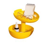 Nuytghr Snack Bowl, Halloween Decor, Treat Organizer,7.8x6.69x6.38 Inches, Detachable Double-Layer Pumpkin Shape, Built-In Phone Holder Vase Function, Great for Party Shelf Bedroom Seasonal Display