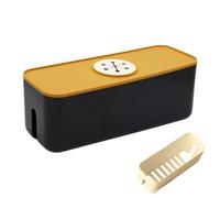 Nuytghr Socket Storage Box, Cell Phone Cord Organizer, Non-Slip Charger Power Storage Case, 29.5cm Tidy, Space-Saving Ideal for Home, Office and Living Spaces Ensures Safety