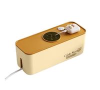 Nuytghr Socket Storage Box, Cell Phone Cord Organizer, Non-Slip Charger Power Storage Case, 29.5cm Tidy, Space-Saving Ideal for Home, Office and Living Spaces Ensures Safety