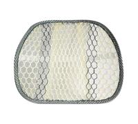 Nuytghr Soutien lombaire en maille - Support de siège ergonomique respirant en soie glacée - Coussin de soutien dorsal robuste pour siège de voiture doux pour un confort frais et une meilleure posture