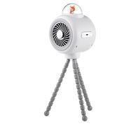 Nuytghr Stroller Fan, USB Charging, Cooling Device, Adjustable Stand, Three Speed Control, Clip Mount, Travel Companion, Outdoor Accessory, for Car Seat Breeze, Crib Ventilator, Camping Aid
