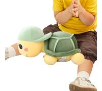 Nuytghr Stuffed Animal, Plush Toy, Kids Gift, 13.78 inches, Sea Turtle Plush with Hat, Soft Friendly Material, Adorable Travel Companion, Ideal for Baby Shower and Beach Theme