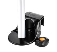 Nuytghr Support de rouleau de sac d'épicerie avec support vertical, organisateur de sac avec structure peu encombrante, distributeur de pochettes, évier de cuisine, shopping, ordures commerciales