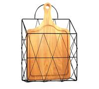 Nuytghr Wall File Holder, Decorative Organizer, Vertical Wire Shelf, Stylish Space-Saving Storage Solution, Sturdy Metal Construction, Ideal for Home Bedroom Bathroom Decor