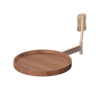 Nuytghr Wall Mounted Round Table, 180° Rotating Foldable Desk, Space Saving Modern Coffee Table for Living Room, Bedside, Home, and Kitchen, Compact Multipurpose Workstation