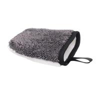 Nuytghr Wash Mitts Car Paint, Auto Leather, Decontamination Gloves, Black, White, Polyester Detailing Tool, Gentle Cleaning Design, for Leather Seats, Doors, Instrument Panels, Wheels