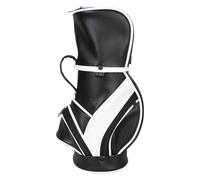 Nuytghr Wine Bottle Bag, Single Bottle Cooler, PU Carrier, Multiple Pockets, 12.99x4.72x4.72 inches, Sturdy Storage Pouch, Ideal for Beach Trips, Golf Outings, Parties, Outdoor Events