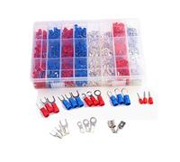 NUZAMAS Bornes électriques | 1000 pièces connecteurs à sertir | Bornes électriques à sertir avec 24 types de bornes isolées - dans une boîte