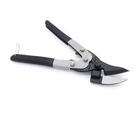 NUZAMAS Cisaille à tôle robuste - Coupe droite - Coupe-tôle d'acier fine - Coupe industrielle - 27 cm