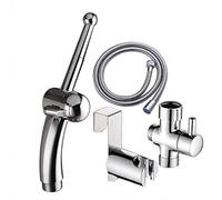 Nuzamas - Kit de douche de bidet Shattaf - Douchette à main - Pour hygiène personnelle, toilettes - Avec kit d'installation