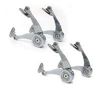 NUZAMAS Lot de 4 charnières de support pour couvercle Arrête n'importe quel angle, Charnière de support réglable pour le levage, boîte à jouets, boîte à outils, support de charnière