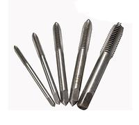 NUZAMAS Lot de 5 tarauds à filetage métrique pour machine à main M3 M4 M5 M6 M8