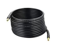 NUZAMAS Tuyau de rechange haute pression 5800 PSI - 15 m - Extension de tuyau de nettoyage haute pression - Kit de nettoyage de canalisation K2 K3 K4 K5 K6 K7 Click Type Plug Quick Connector