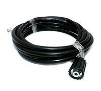 NUZAMAS Tuyau de rechange pour nettoyeur haute pression de 5 m, kit de nettoyage de l'eau M22 14 et connexion de type clic 5 mètres de long