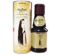 Nuzen Gold - Huile capillaire à base de plantes 100 % pure - Pour cheveux nouveaux, épais, foncés et forts - Prévient le ternissement - 100 % ayurvédique - Peut être utilisée par les hommes et les