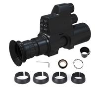 NV4A Télescope monoculaire numérique de vision nocturne avec objectif 300 MP 16 mm 850 nm illuminateur pour photographie et enregistrement longue distance de 300 m HD 1080p idéal chasse C