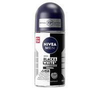 NVA MEN - Roll-on Anti-Transpirant Protection Longue Durée, Fraîcheur Sans Trace Noir & Blanc - Le lot de 4