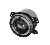 NVBHOF Feux Phare LED Feux Antibrouillard Avant LED Ronds De 4 Pouces, Pour Jeep, Pour Grand, Pour Cherokee 2011 - 2013, Pour Wrangler JK 2007 - 2018 Phare de Travail (Couleur : With halo)