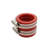 NVCPHGEDEK Adaptateur de carburateur pour Moto, Accessoire de carburateur, Tuyau d'admission en Caoutchouc 33mm 35mm 40mm pour MIKUNI pour OKO Carburateur(Red,40mm)