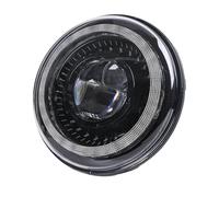 NVCPHGEDEK Dot approuvé E9 7 Led Dragon Eye Design blanc Drl moto clignotants phares pour Luces Luz Phare Avant Moto